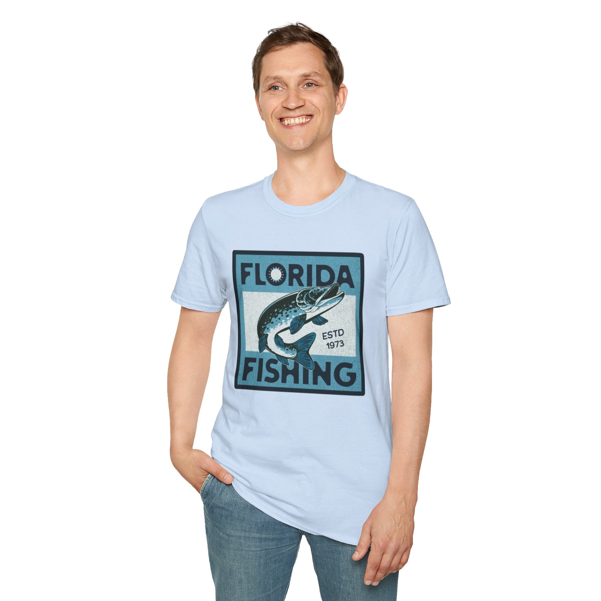 Florida Fishing T-Shirt — Vintage Tarpon Graphic Tee