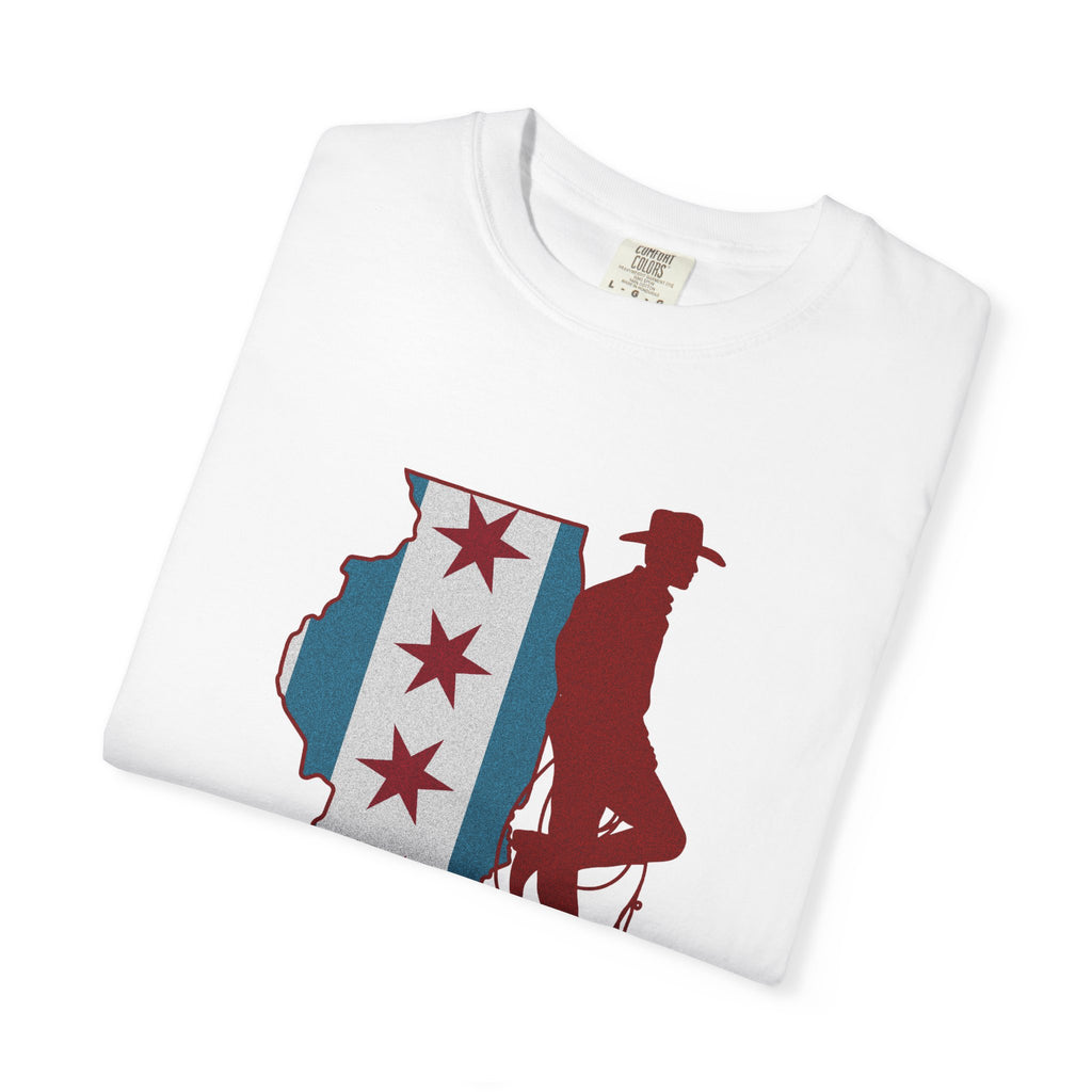 Chicago Cowboy Unisex Garment-Dyed T-shirt