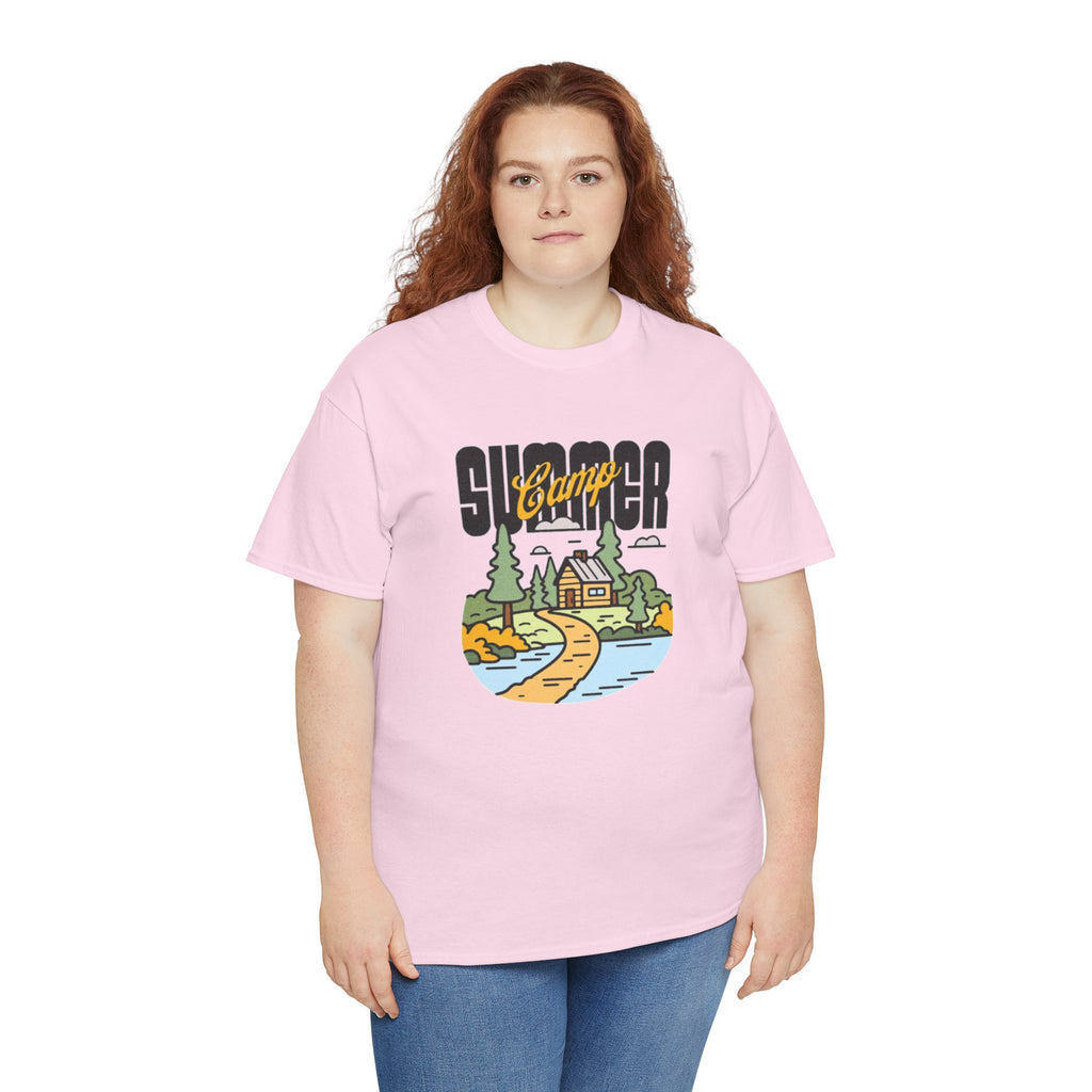 Summer Camp Tee — Retro Lakeside Cottage Graphic T-Shirt