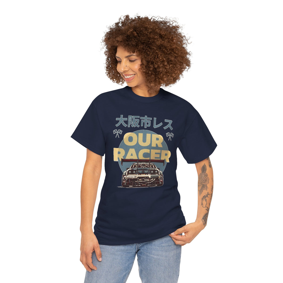 Racer Tee — Our Racer Japanese Racing Car Graphic Shirt