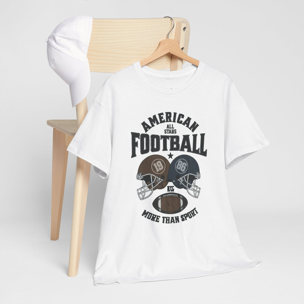 American Football Tee - "More Than Sport" Helmet Graphic T-Shirt