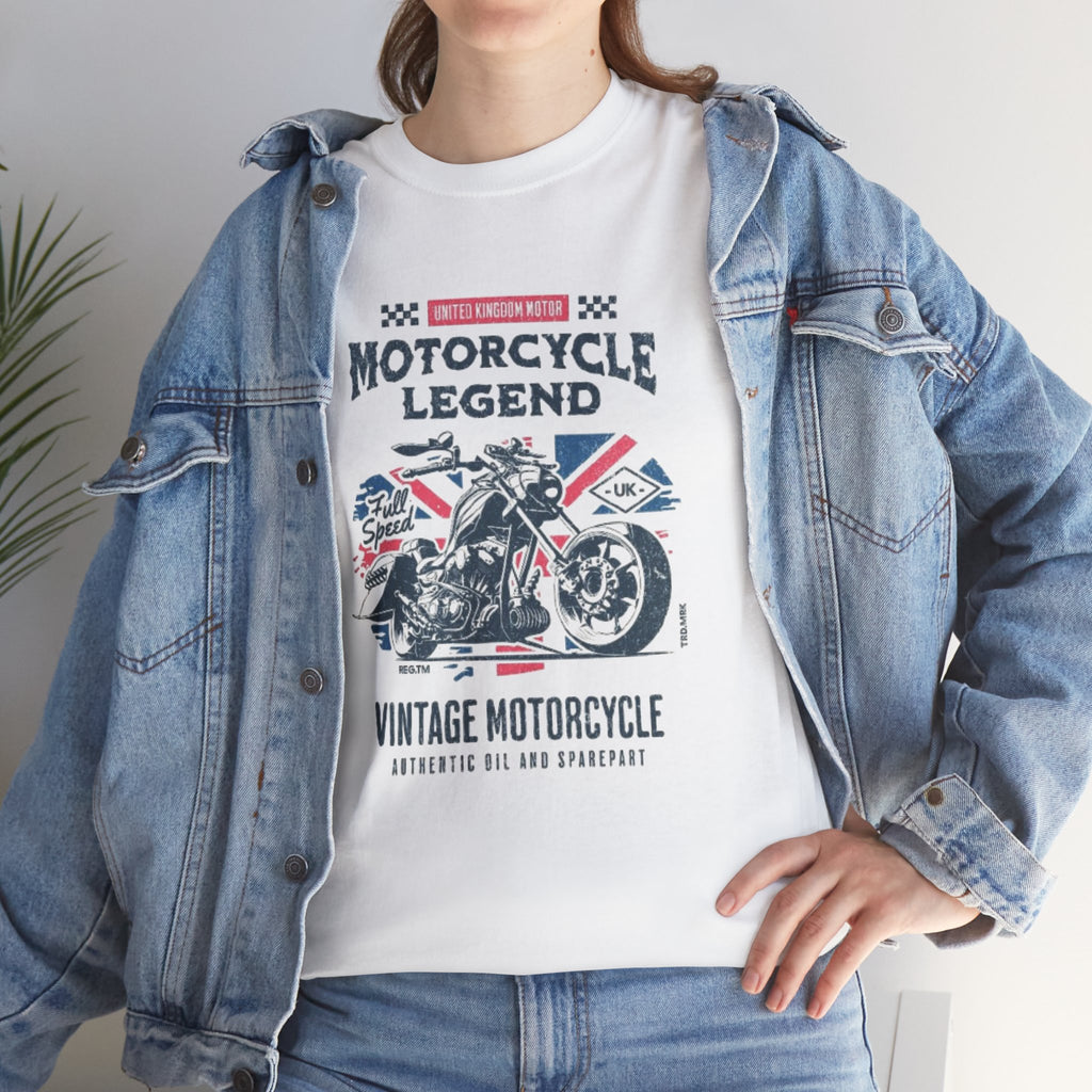 Motorcycle Legend Tee - Vintage Motorcycle Graphic T-Shirt