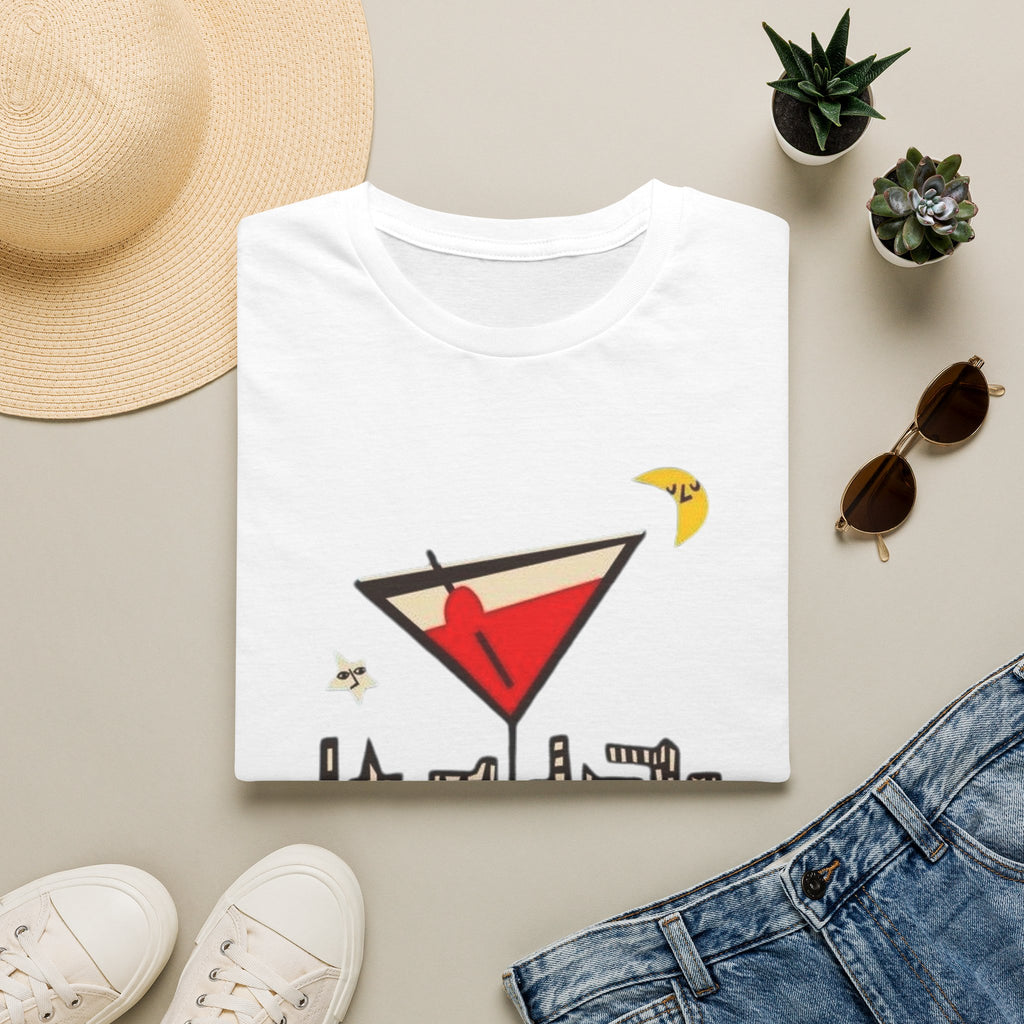 Manhattan Martini T-Shirt — NYC Skyline Cocktail Graphic Tee