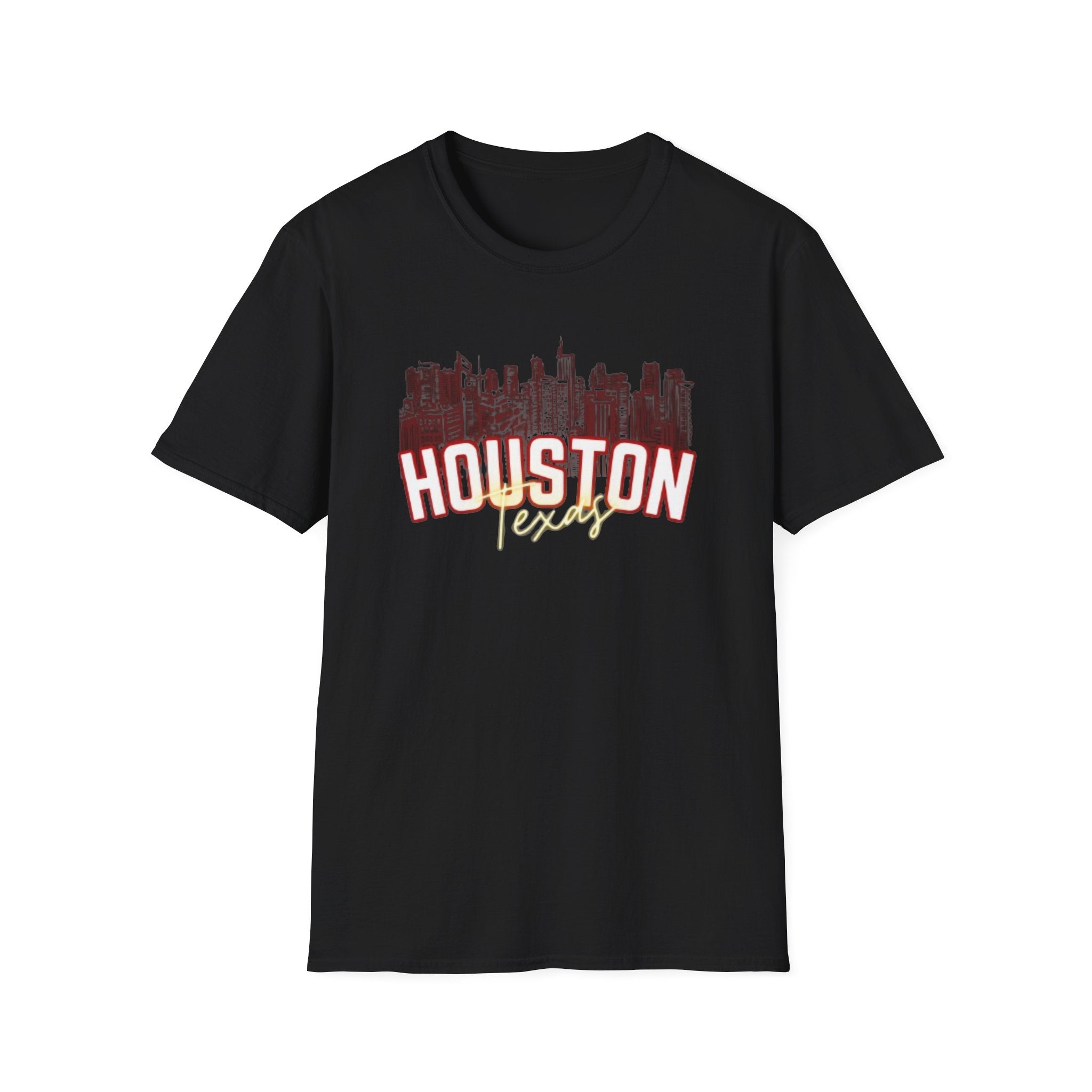 Houston Texas Skyline T-Shirt — Vintage City Graphic Tee