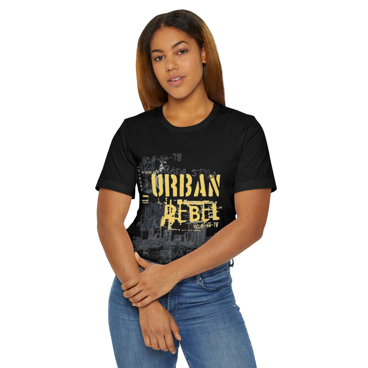 Urban Rebel Graphic Tee — Distressed Streetwear Style T-Shirt