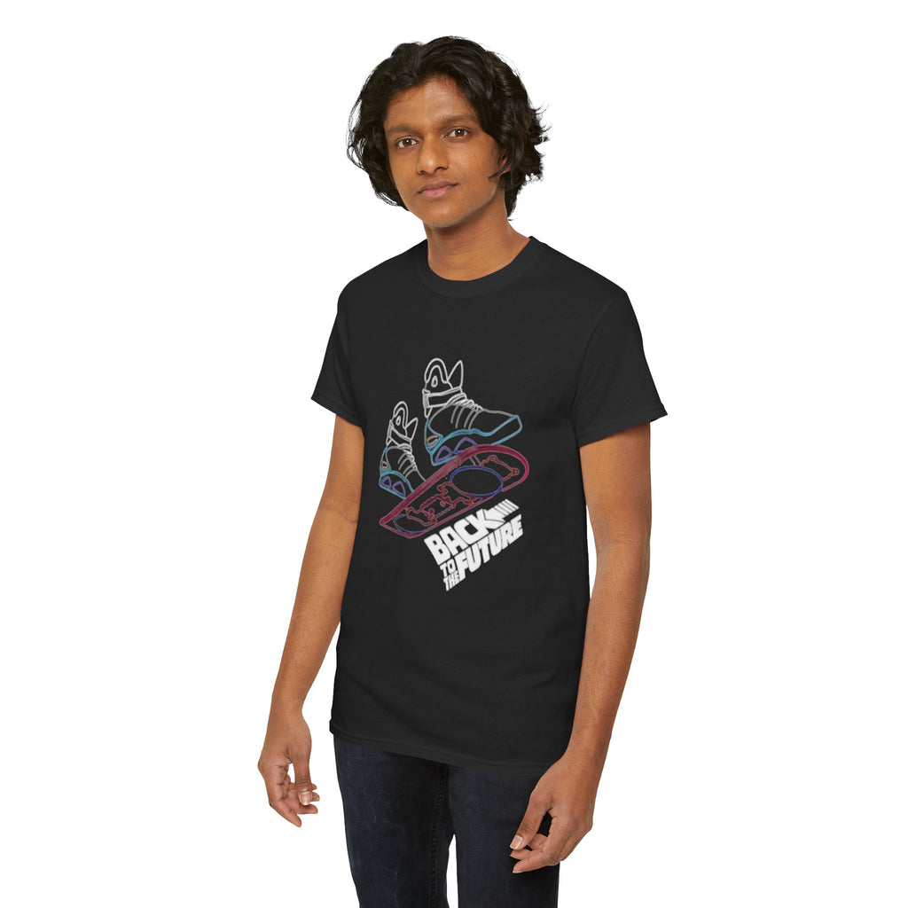 Back to the Future Hoverboard T-Shirt — Retro 80s Skate Sneaker Graphic Tee